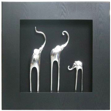 MS042 Wall Décor objet d art box framed figure with glass